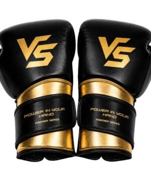 VS F1 Voltring Elite Professional Fight Gloves in Black and Gold