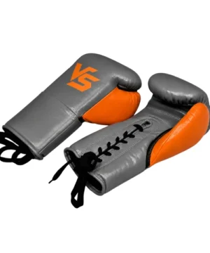 VS T8 Voltring Titan Sparring Boxing Gloves in Grey and Orange