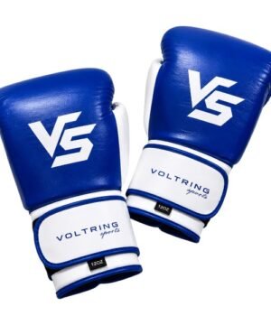 VS S10 Voltring Prime Sparring Boxing Gloves in White and Royal Blue
