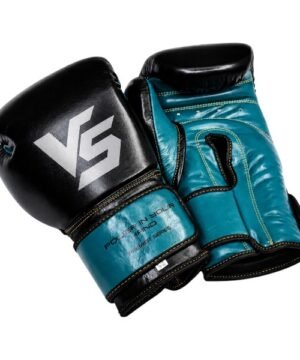 VS T4 Voltring Titan Sparring Boxing Gloves in Black and Teal