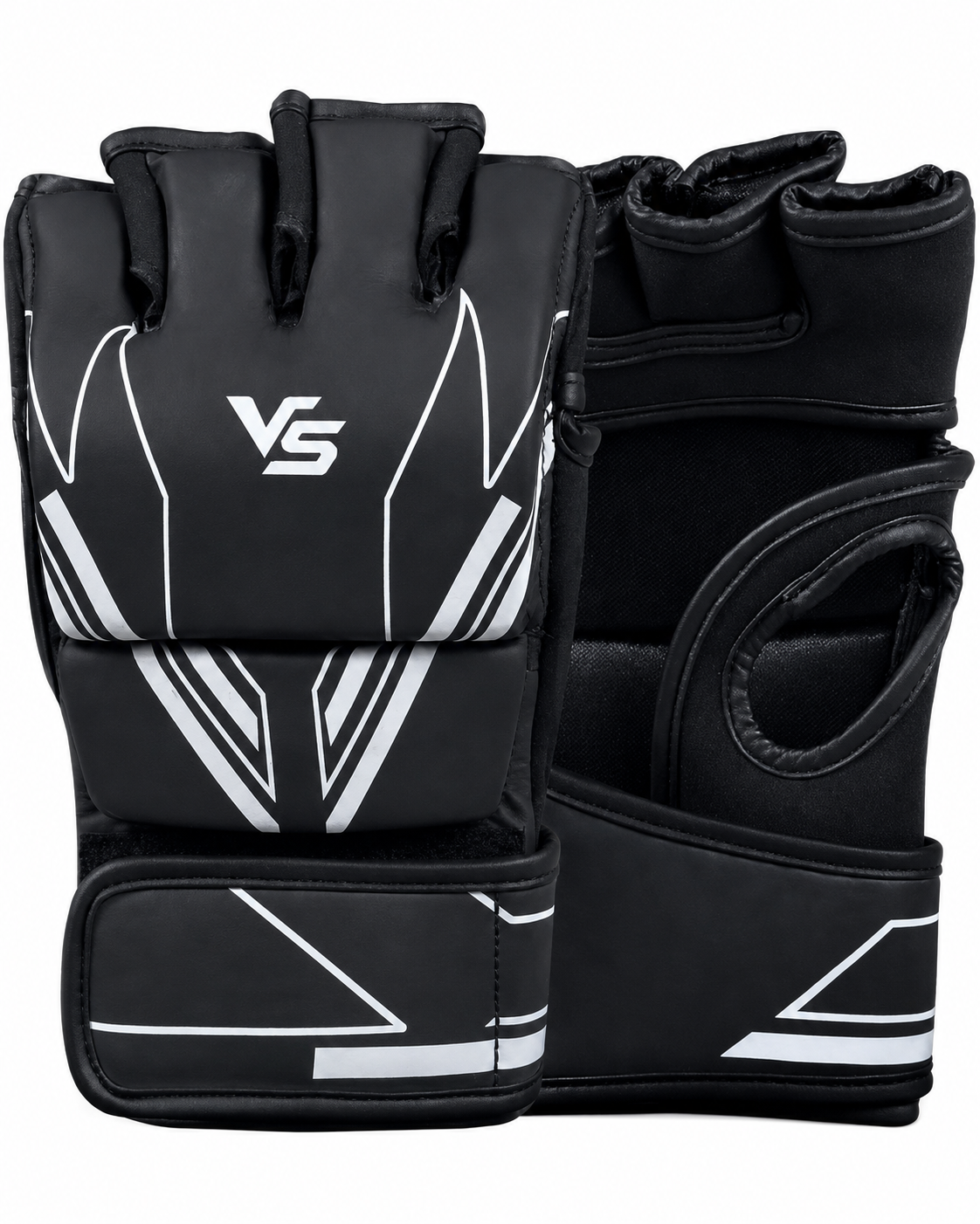 VS M3 Voltring Elite MMA Sparring Gloves in Black and White