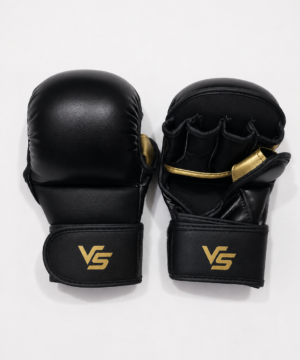 VS F2 Voltring Elite Professional Fight Gloves in Black and Gold