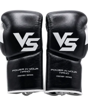 VS T10 Voltring Titan Sparring Boxing Gloves in Black and White