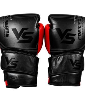 VS T5 Voltring Titan Sparring Boxing Gloves in Black and Red