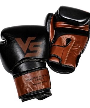 VS T3 Voltring Titan Sparring Boxing Gloves in Black and Bronze